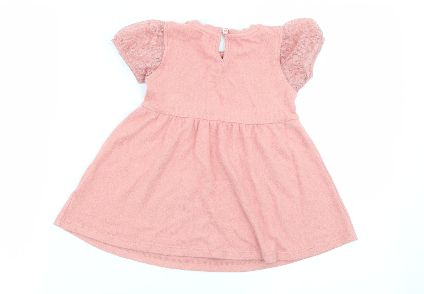 Matalan Girls Pink   Fit & Flare  Size 9-12 Months
