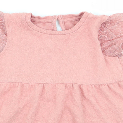 Matalan Girls Pink   Fit & Flare  Size 9-12 Months