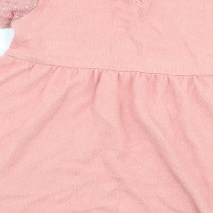 Matalan Girls Pink   Fit & Flare  Size 9-12 Months