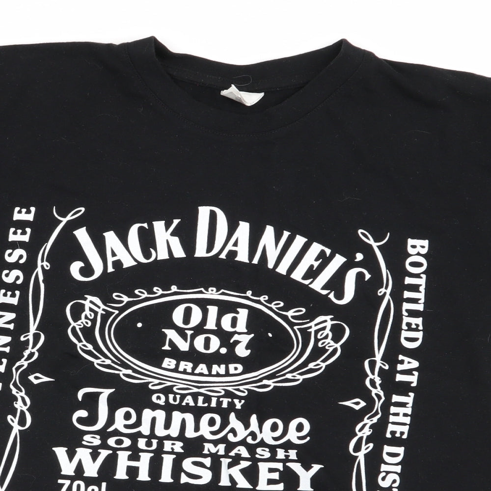 B&C collection Womens Black   Basic T-Shirt Size 12