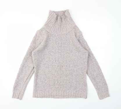 Womens UK Size S BM Pink Pullover Jumper
