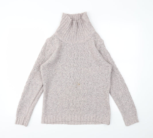 Womens UK Size S BM Pink Pullover Jumper