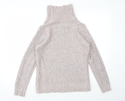 Womens UK Size S BM Pink Pullover Jumper