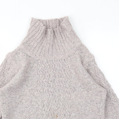Womens UK Size S BM Pink Pullover Jumper