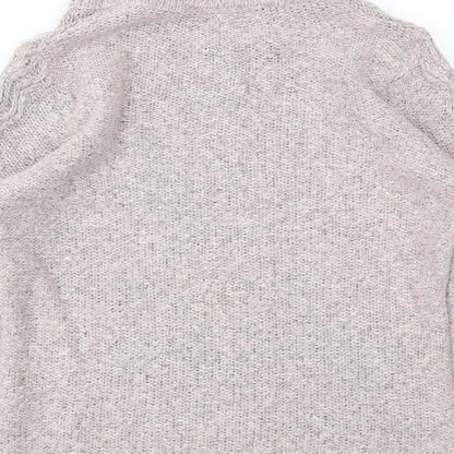 Womens UK Size S BM Pink Pullover Jumper