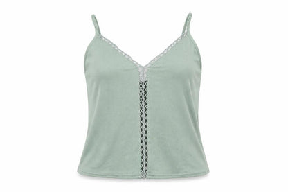 Womens UK Size S H&M Green Basic T-Shirt