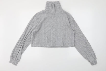 SheIn Womens Grey   Pullover Jumper Size L