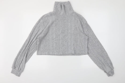 SheIn Womens Grey   Pullover Jumper Size L