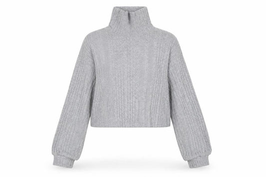 Womens UK Size L SheIn Grey Pullover Jumper