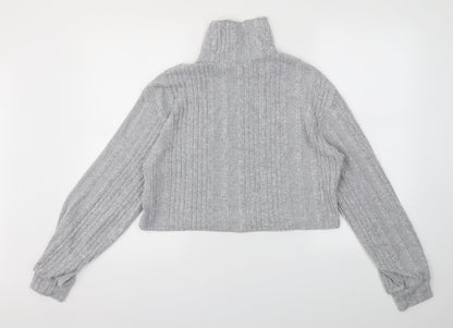 SheIn Womens Grey   Pullover Jumper Size L