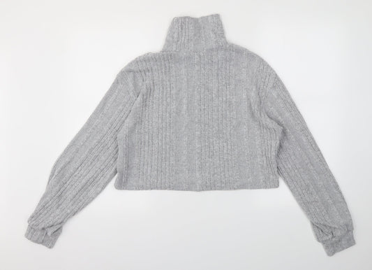 SheIn Womens Grey   Pullover Jumper Size L