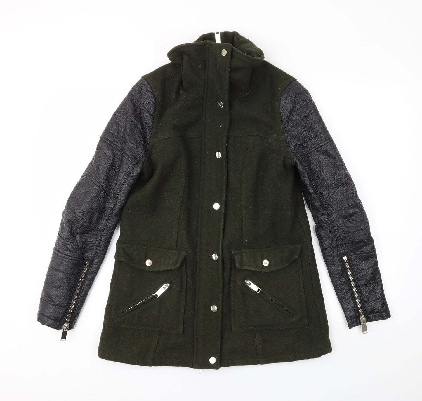 Womens UK Size 8 River Island Green Jacket