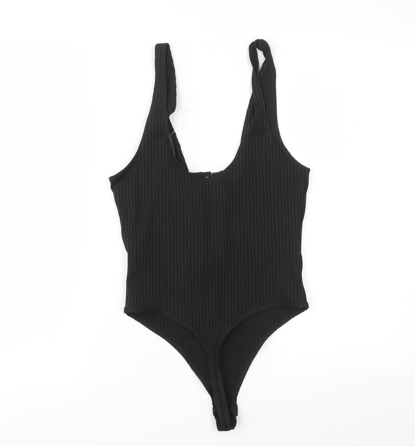 TOPSHOP  Womens Black Ikat  Bodysuit One-Piece Size 10