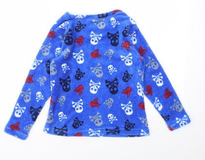 CHILL OUT Boys Blue Geometric   Pyjama Set Size 10-11 Years