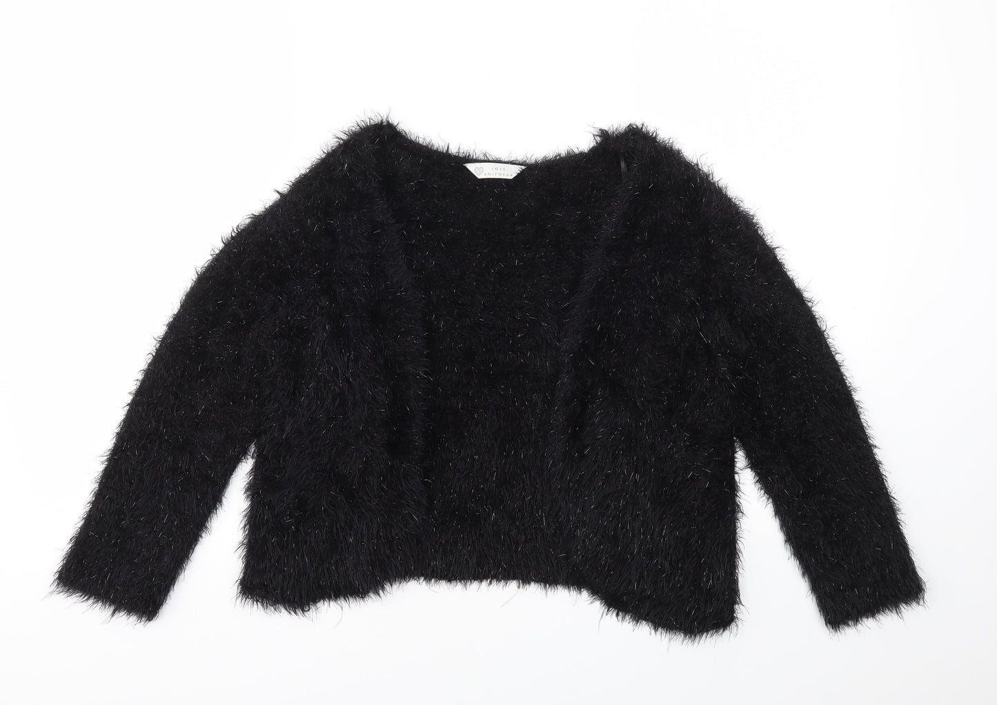 Womens UK Size 12 BHS Black Cardigan Jumper