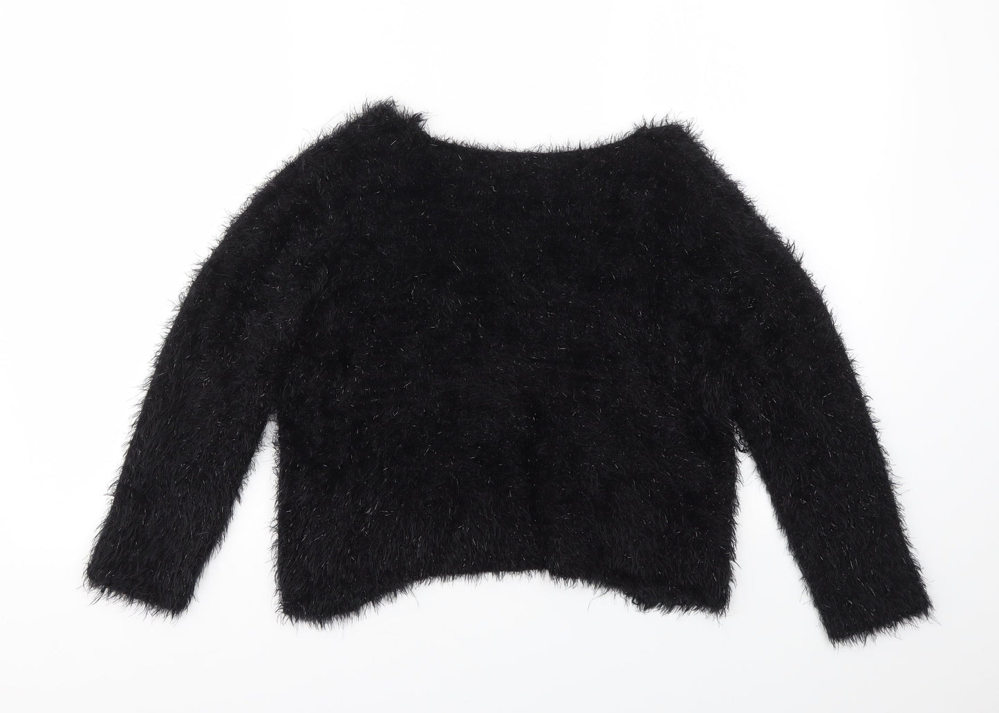 Womens UK Size 12 BHS Black Cardigan Jumper