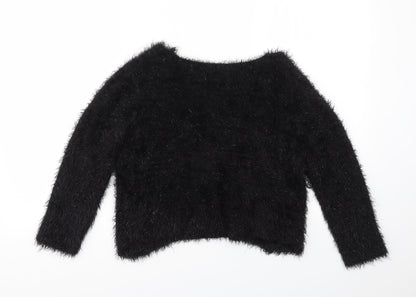 Womens UK Size 12 BHS Black Cardigan Jumper