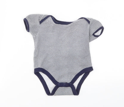 George Girls Multicoloured Striped  Babygrow One-Piece Size 6-9 Months