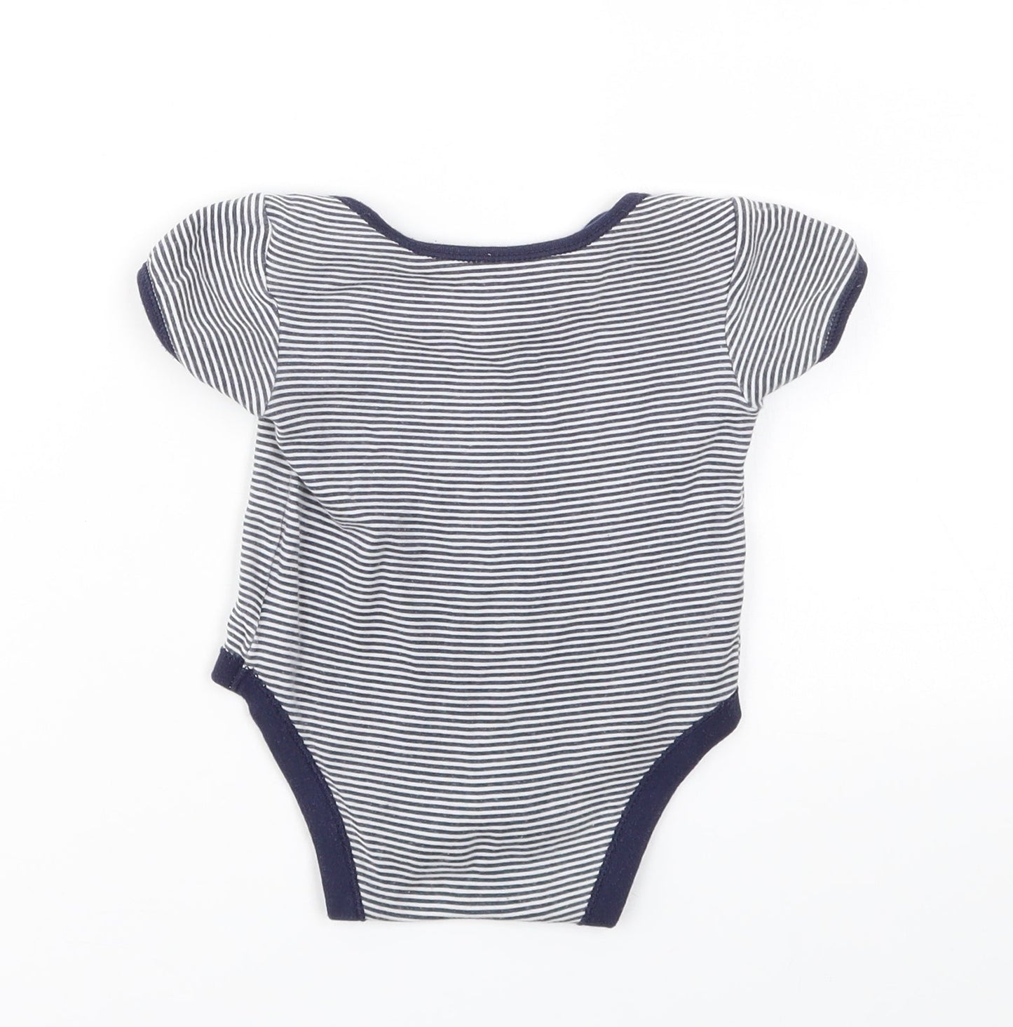 George Girls Multicoloured Striped  Babygrow One-Piece Size 6-9 Months