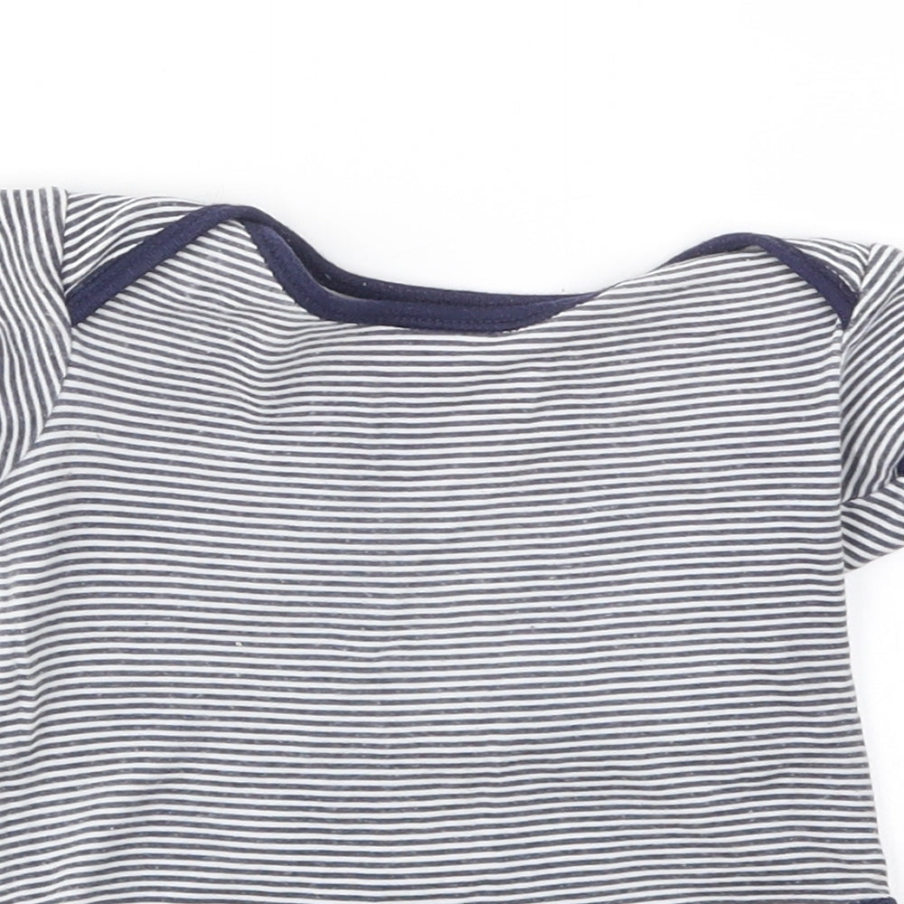 George Girls Multicoloured Striped  Babygrow One-Piece Size 6-9 Months