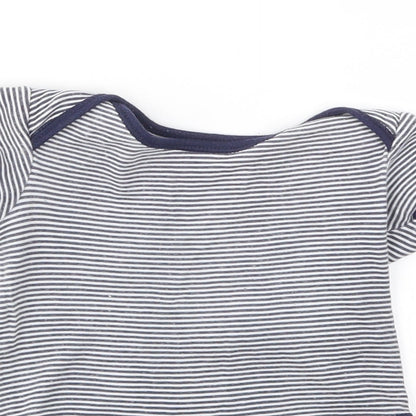 George Girls Multicoloured Striped  Babygrow One-Piece Size 6-9 Months