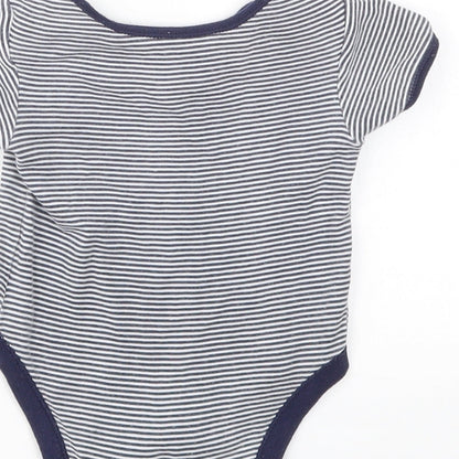 George Girls Multicoloured Striped  Babygrow One-Piece Size 6-9 Months