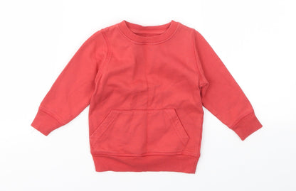 Urban Rascals Boys Red   Henley Jumper Size 12-18 Months