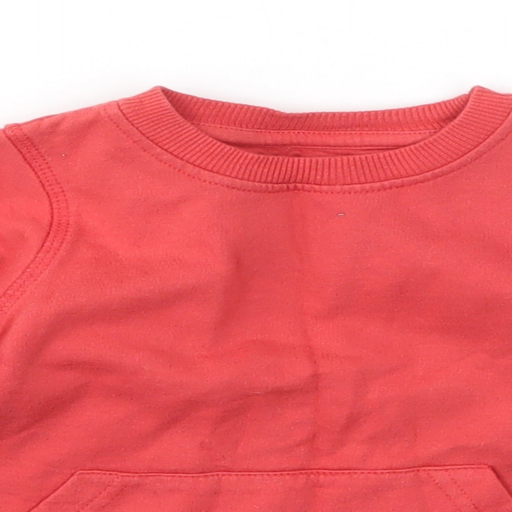 Urban Rascals Boys Red   Henley Jumper Size 12-18 Months
