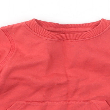 Urban Rascals Boys Red   Henley Jumper Size 12-18 Months