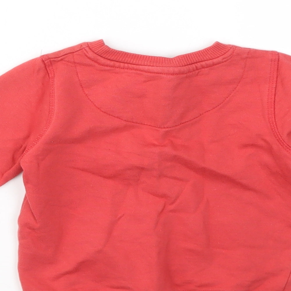 Urban Rascals Boys Red   Henley Jumper Size 12-18 Months