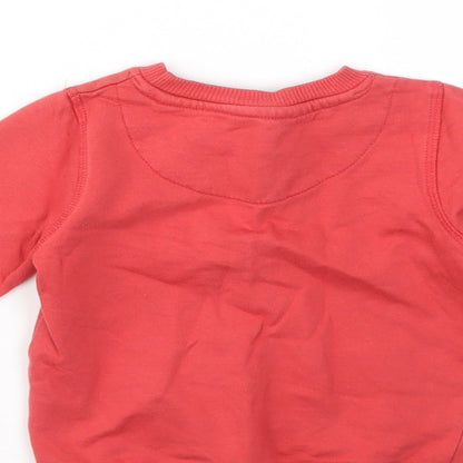 Urban Rascals Boys Red   Henley Jumper Size 12-18 Months
