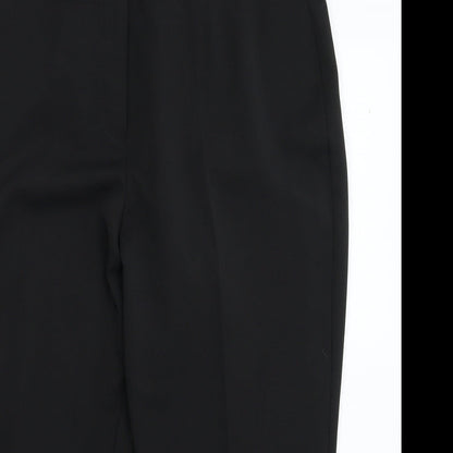Womens UK Size 16 Wardrobe Regular Fit Cropped Black Trousers