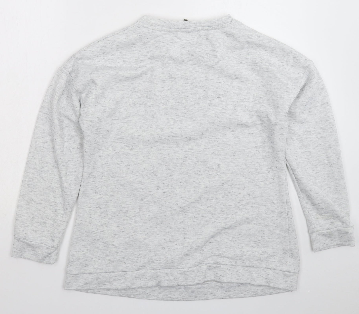 Womens UK Size 10 ASOS Grey Pullover Sweatshirt