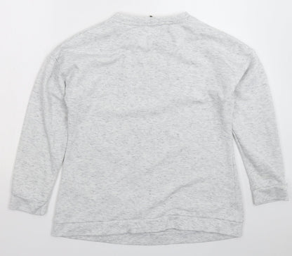 Womens UK Size 10 ASOS Grey Pullover Sweatshirt