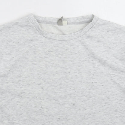 Womens UK Size 10 ASOS Grey Pullover Sweatshirt