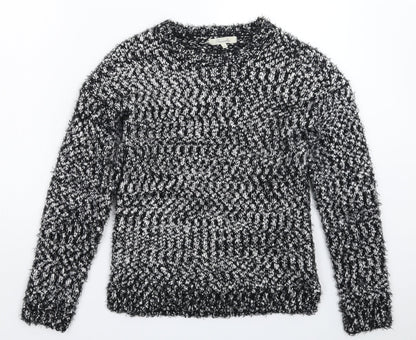 Womens UK Size S Peacocks Grey Pullover Jumper