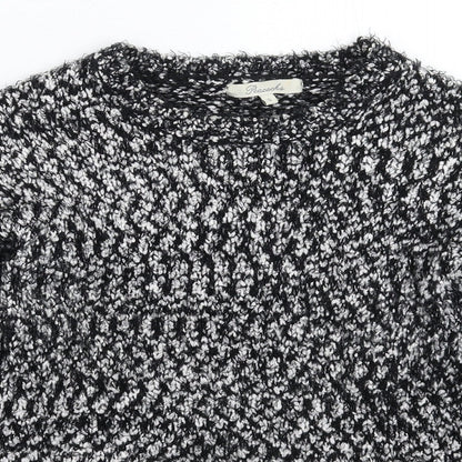 Womens UK Size S Peacocks Grey Pullover Jumper