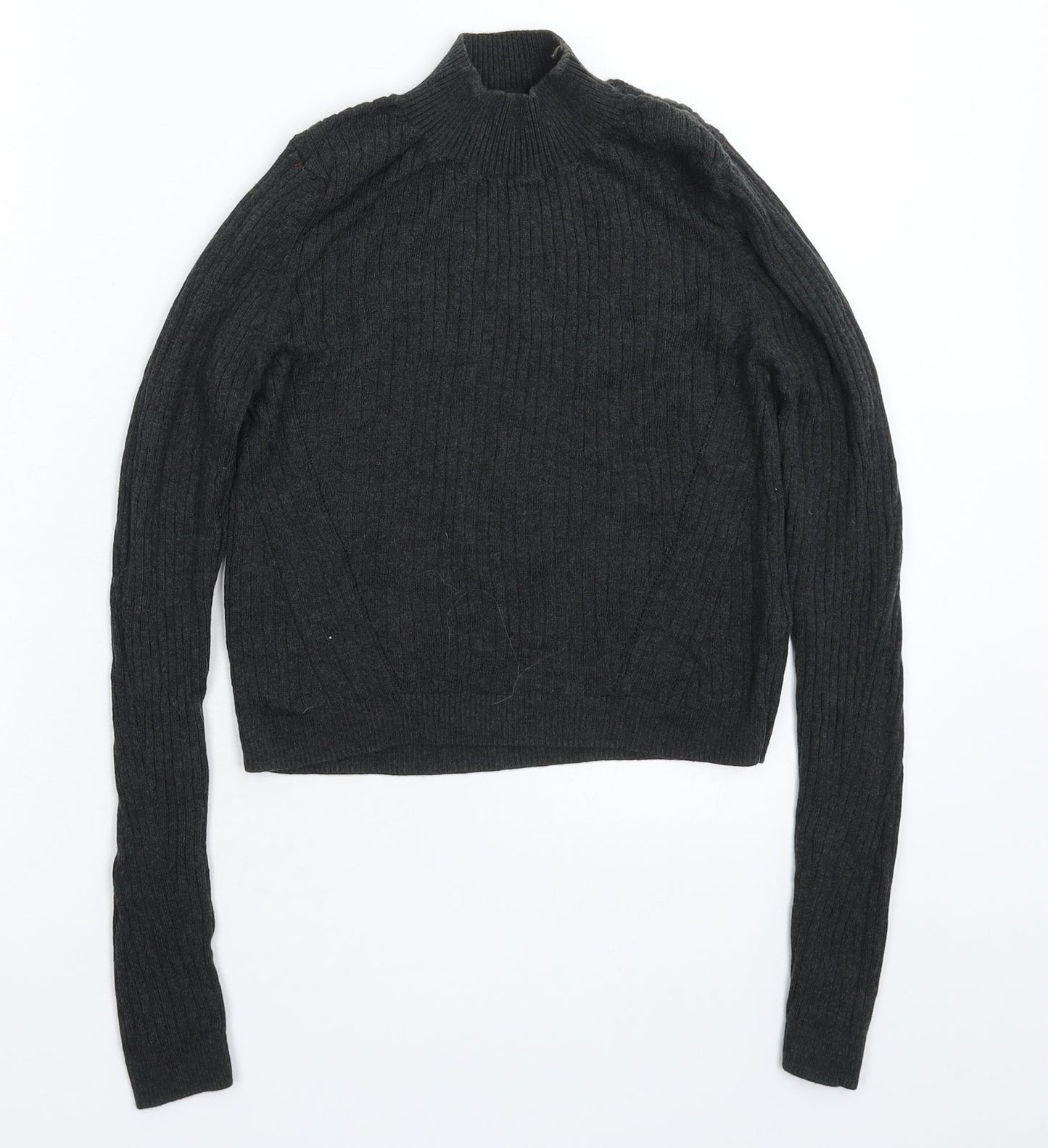 Womens UK Size 10 Topshop Grey Pullover Jumper