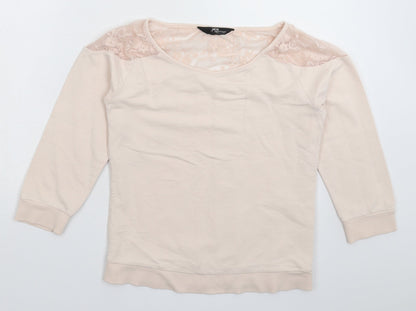 Jane Norman Womens Beige   Pullover Sweatshirt Size 10