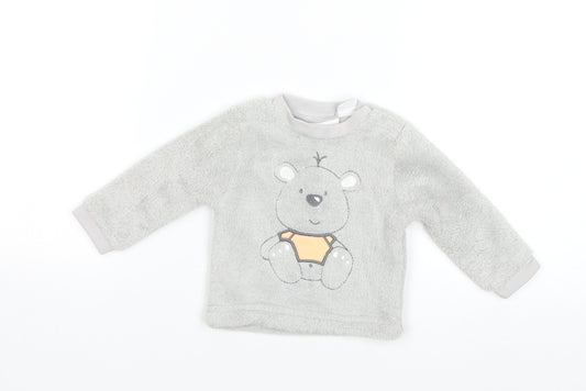 Babies R Us Baby Grey   Cami Pyjama Top Size 0-3 Months  - 0-2 Months
