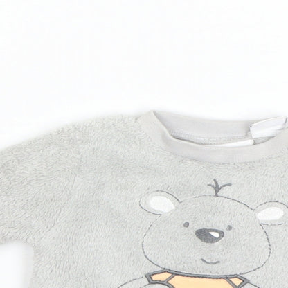 Babies R Us Baby Grey   Cami Pyjama Top Size 0-3 Months  - 0-2 Months