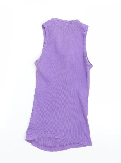 Jordanna Womens Purple   Basic Tank Size S