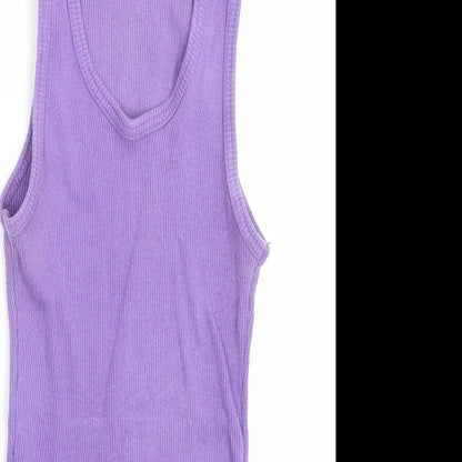Jordanna Womens Purple   Basic Tank Size S