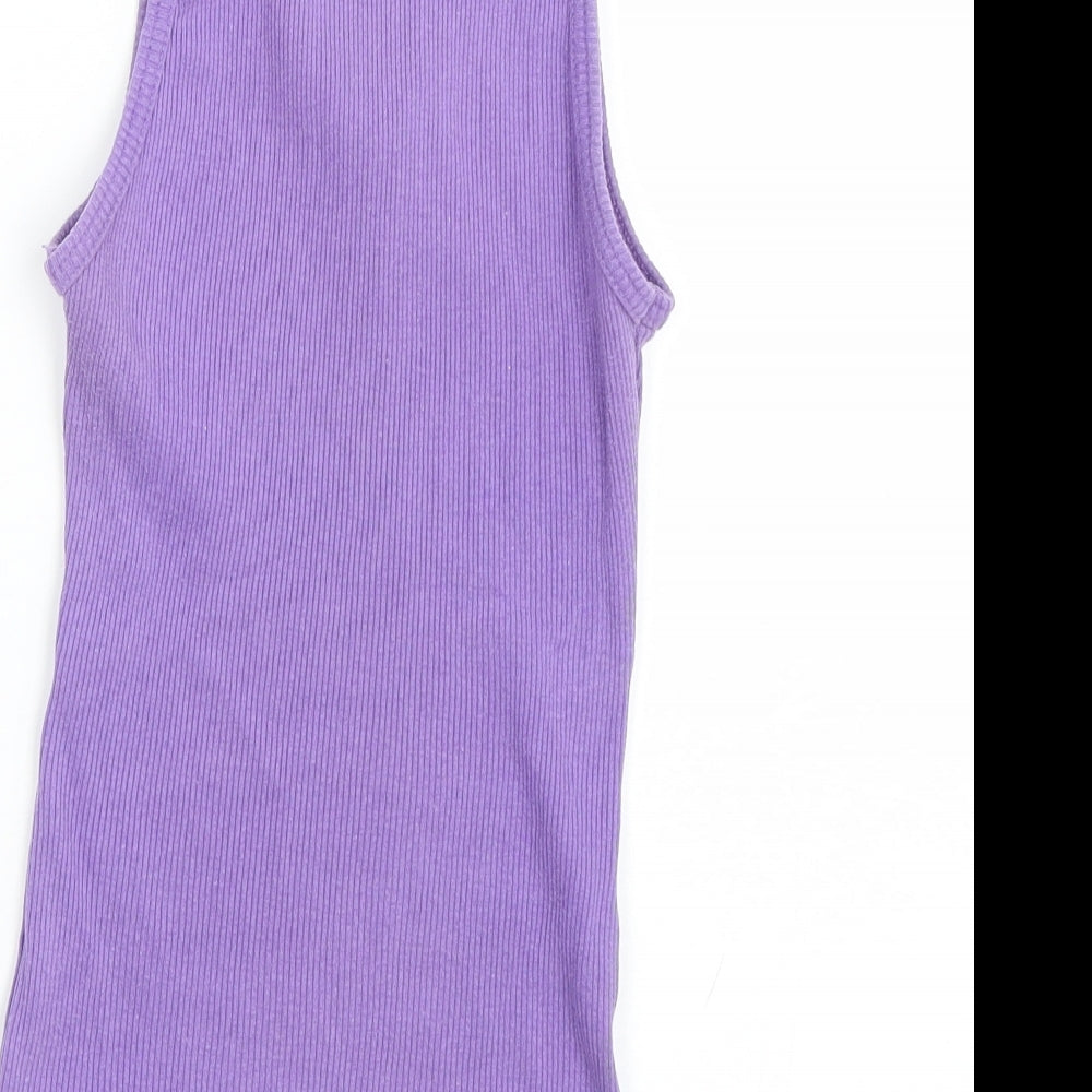 Jordanna Womens Purple   Basic Tank Size S