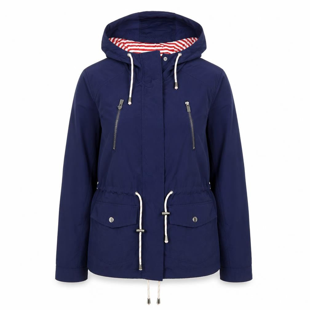 Womens UK Size 8 Atmosphere Blue Rain Coat