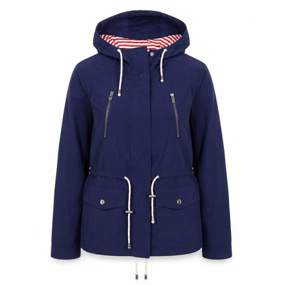 Womens UK Size 8 Atmosphere Blue Rain Coat