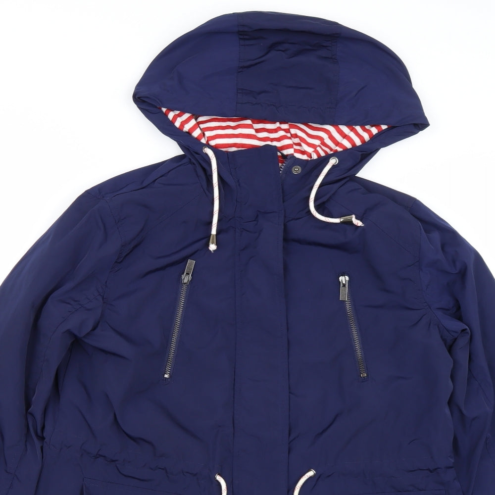 Womens UK Size 8 Atmosphere Blue Rain Coat