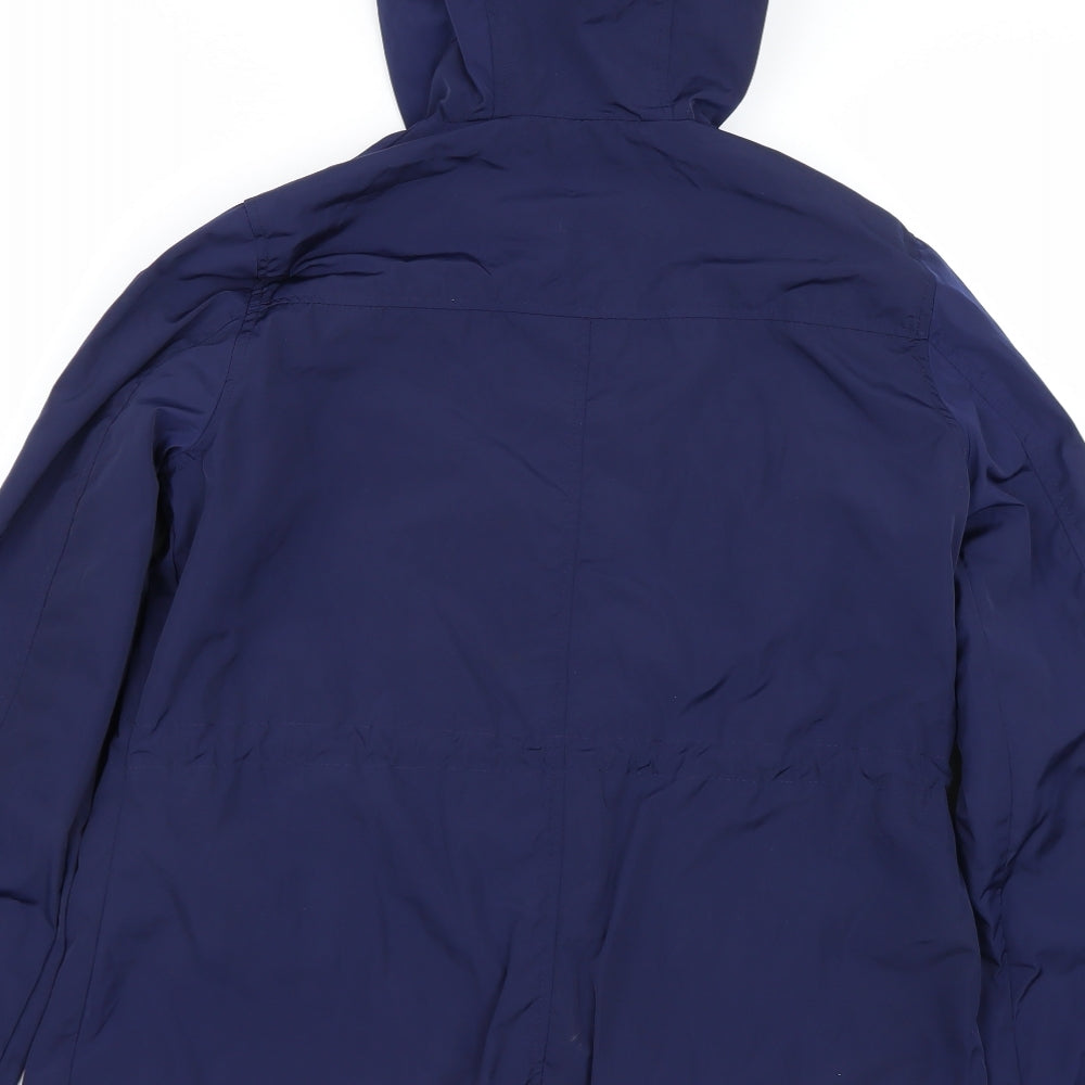 Womens UK Size 8 Atmosphere Blue Rain Coat
