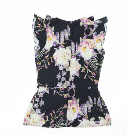 A wear Womens Multicoloured Floral  Basic Blouse Size 8