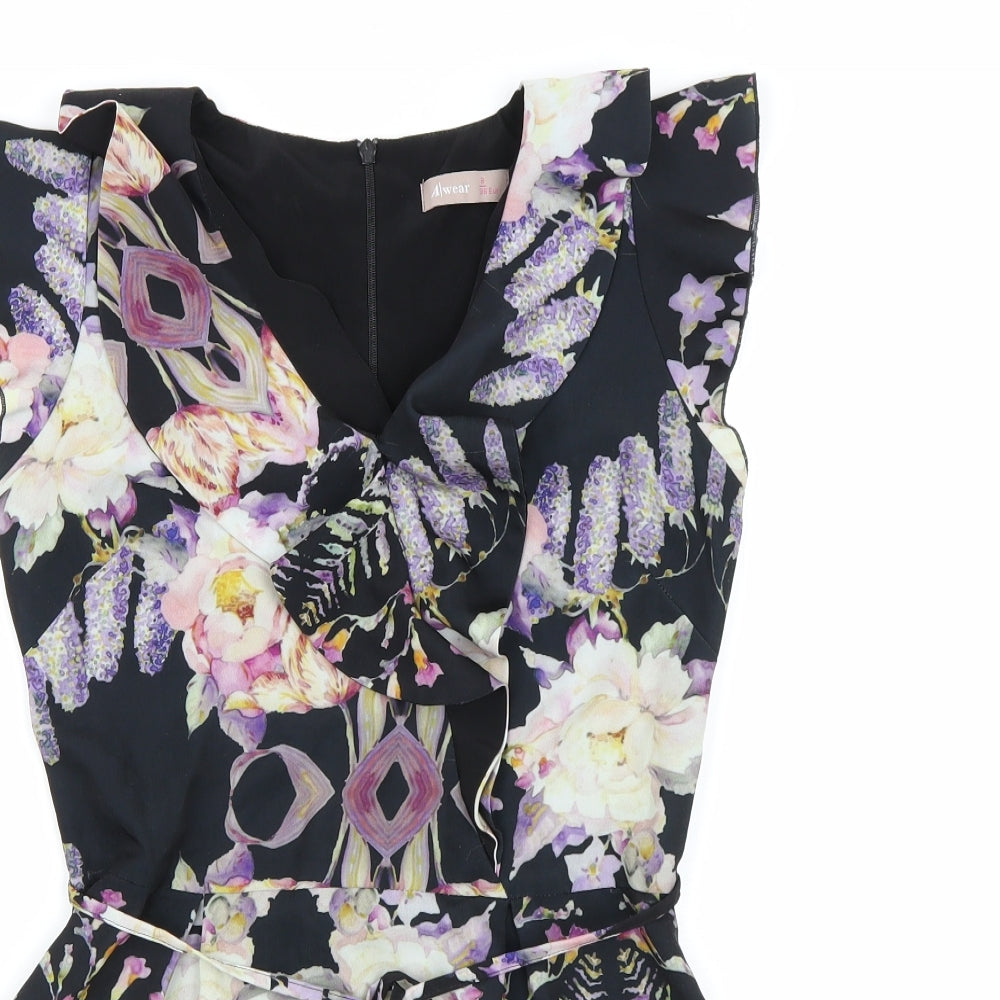 A wear Womens Multicoloured Floral  Basic Blouse Size 8